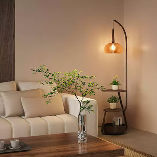 Silva Elegant Wood Floor Lamp
