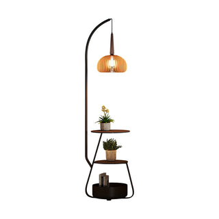 Silva Elegant Wood Floor Lamp