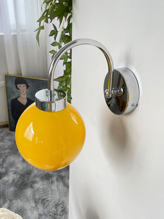 Loa Contemporary Glass Wall Light