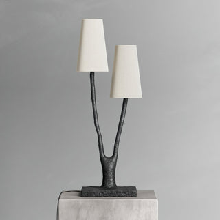 Lofer Duo Sculpted Metal Table Lamp