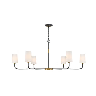 Linea Modern Brass Chandelier