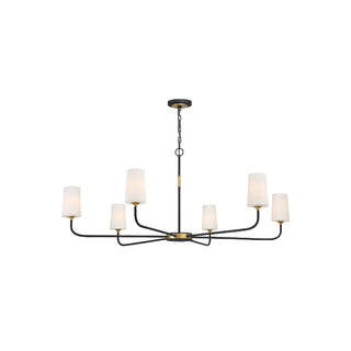 Linea Modern Brass Chandelier