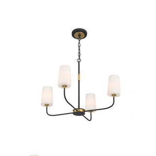 Linea Modern Brass Chandelier