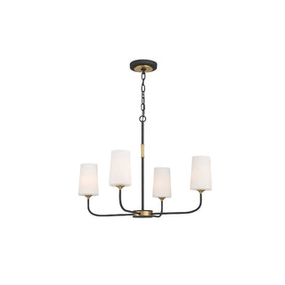 Linea Modern Brass Chandelier