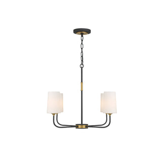 Linea Modern Brass Chandelier