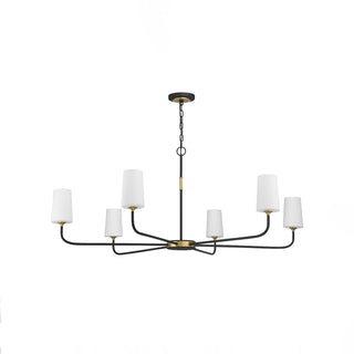 Linea Modern Brass Chandelier