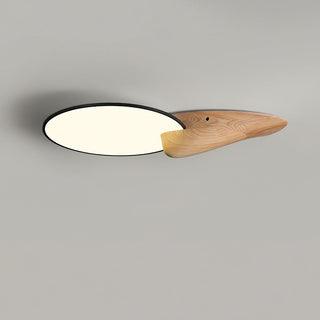 Peak Minimalist Wood Ceiling Light