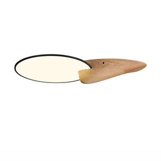 Peak Minimalist Wood Ceiling Light