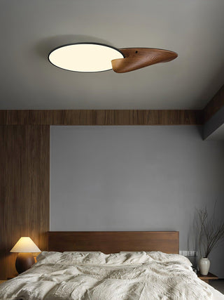 Peak Minimalist Wood Ceiling Light