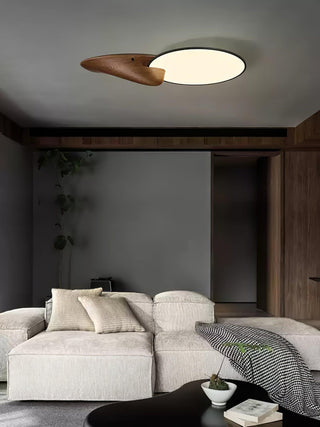 Peak Minimalist Wood Ceiling Light