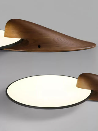 Peak Minimalist Wood Ceiling Light