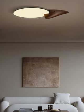 Peak Minimalist Wood Ceiling Light
