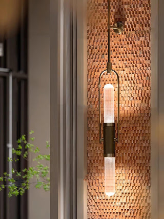 Long Arc Mid-Century Modern Glass Wall Light