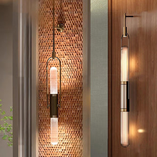 Long Arc Mid-Century Modern Glass Wall Light