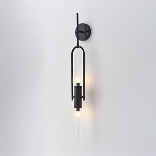 Long Arc Mid-Century Modern Glass Wall Light