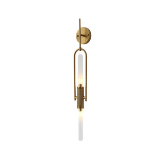 Long Arc Mid-Century Modern Glass Wall Light
