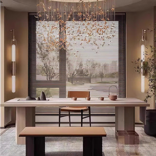 Long Arc Mid-Century Modern Glass Wall Light
