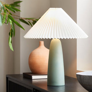 Louis Bohemian Ceramic Fabric Table Lamp