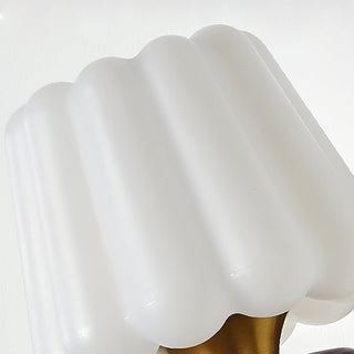 Louise Vintage Brass Wood Wall Sconce