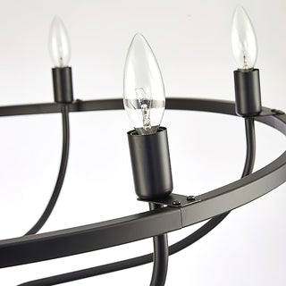 Lucerito Mid-Century Modern Iron Chandelier