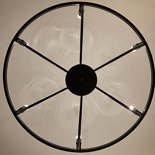 Lucerito Mid-Century Modern Iron Chandelier