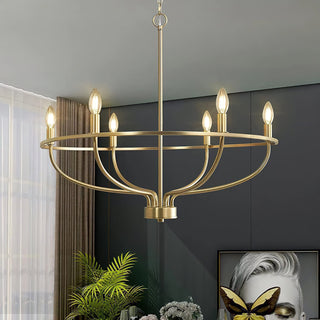 Lucerito Mid-Century Modern Iron Chandelier