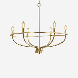 Lucerito Mid-Century Modern Iron Chandelier