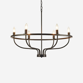 Lucerito Mid-Century Modern Iron Chandelier