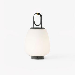 Lucia Minimalist Glass Lantern Table Light