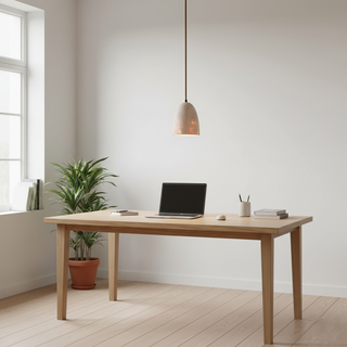 Luminary Stone Wabi-Sabi Travertine Pendant Light