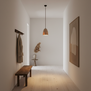 Luminary Stone Wabi-Sabi Travertine Pendant Light