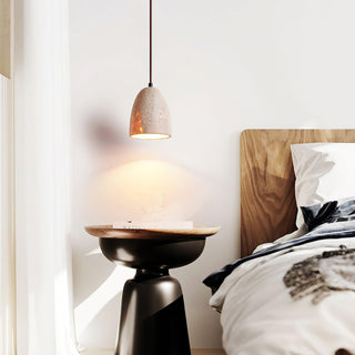 Luminary Stone Wabi-Sabi Travertine Pendant Light