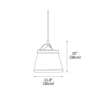 Lumley Industrial Brass Pendant Light