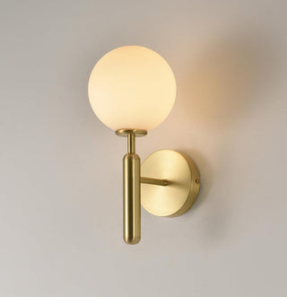 Luna Orb Elegant Glass Wall Light