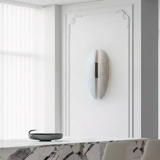 Selenic Artistic Alabaster Wall Lamp