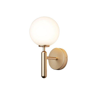 Luna Orb Elegant Glass Wall Light