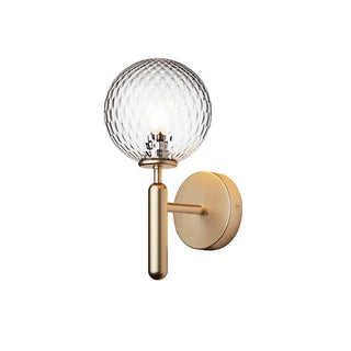 Luna Orb Elegant Glass Wall Light