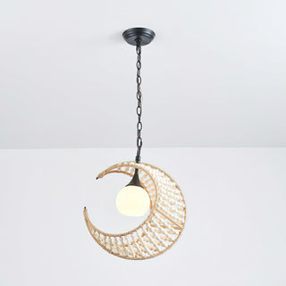 Luna Organic Woven Chandelier