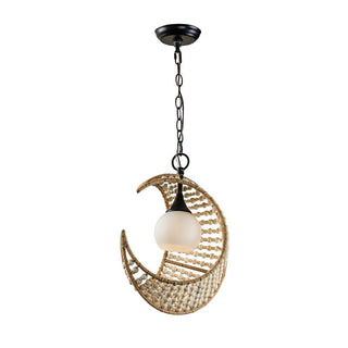 Luna Organic Woven Chandelier