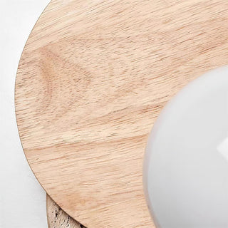 Lunar Eclipse Modern Travertine Plug-in Wall Light
