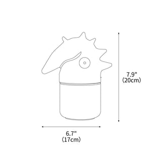 Steed Unconventional Wood Table Lamp