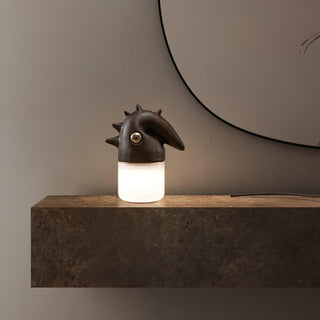 Steed Unconventional Wood Table Lamp
