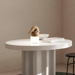 Steed Unconventional Wood Table Lamp