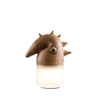 Steed Unconventional Wood Table Lamp