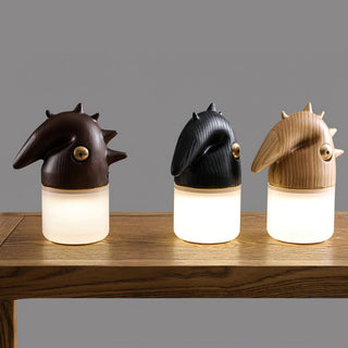 Steed Unconventional Wood Table Lamp