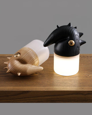 Steed Unconventional Wood Table Lamp