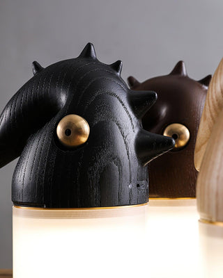 Steed Unconventional Wood Table Lamp