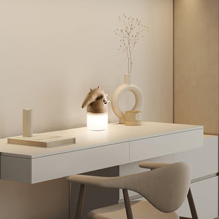 Steed Unconventional Wood Table Lamp