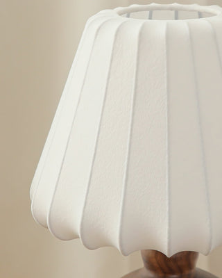 Luxe Blossom Vintage Wood Table Light