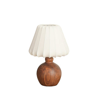 Luxe Blossom Vintage Wood Table Light